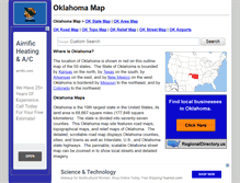 Tablet Screenshot of oklahoma-map.org